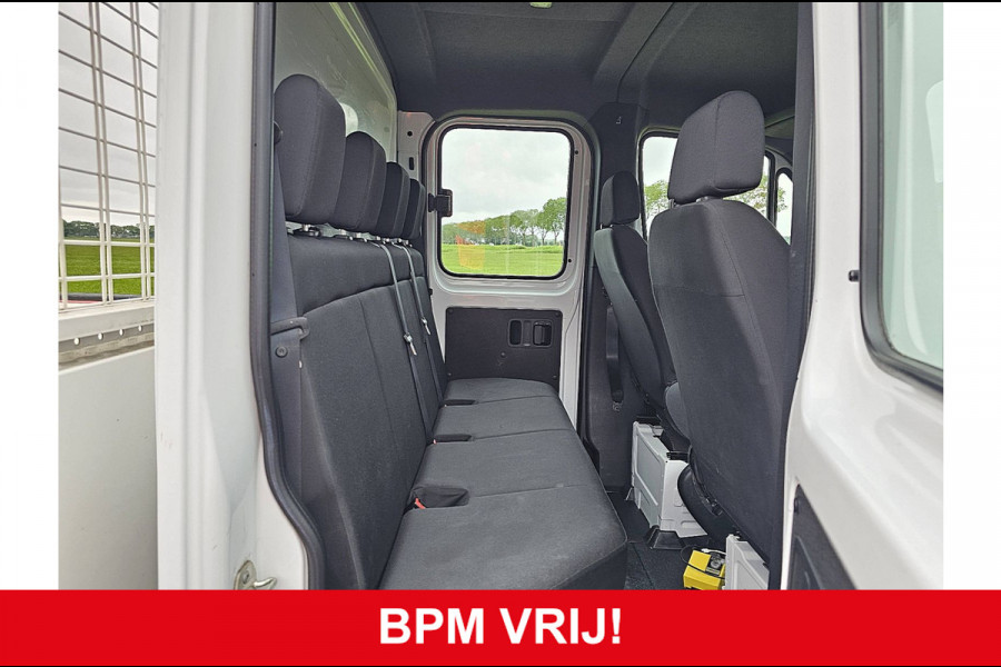 Mercedes-Benz Sprinter 514 L3H2 Dubbele Cabine 3.5T-Trekhaak Kipper Airco Euro6 143Pk!