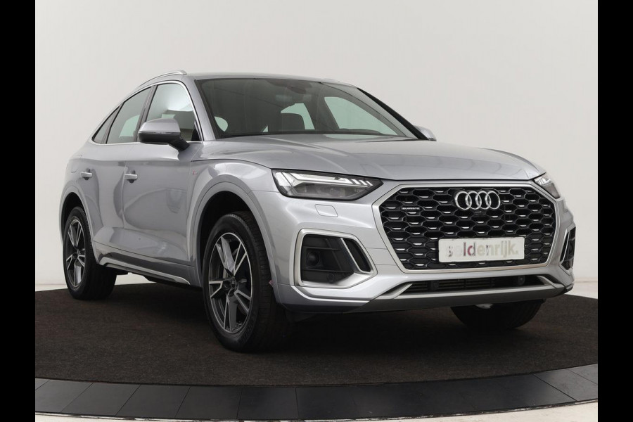 Audi Q5 Sportback 50 TFSI e S edition | Stoelverwarming | Adaptive cruise | Carplay | Matrix LED | Half leder | Sportstoelen | Virtual Cockpit | PHEV