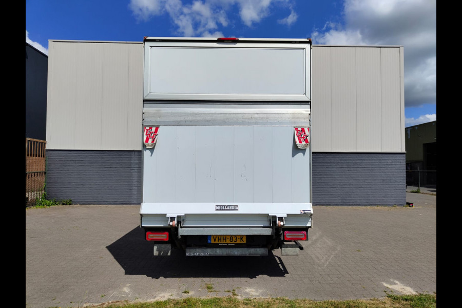 Ford Transit Bakwagen+Laadklep Meubelbak+Laaddeur Euro 6.2 2.0D 130PK L4H3 DHollandia 3-Persoons Navi Airco Ford-Connect-Sync 3 Adaptive-Boch Lane-Assist Lat om Lat betimmering Betonplex vloer Zijdeur 1e Eigenaar