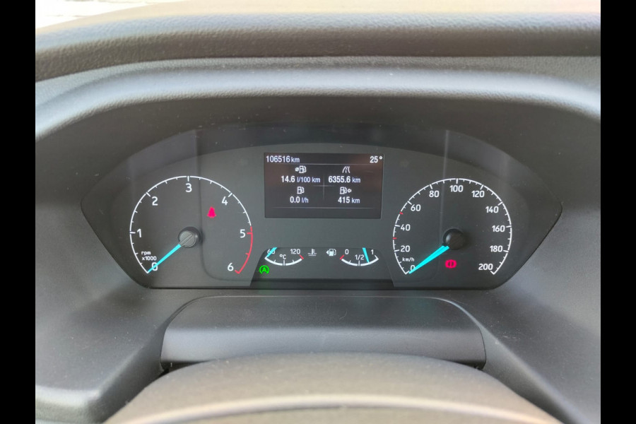 Ford Transit Bakwagen+Laadklep Meubelbak+Laaddeur Euro 6.2 2.0D 130PK L4H3 DHollandia 3-Persoons Navi Airco Ford-Connect-Sync 3 Adaptive-Boch Lane-Assist Lat om Lat betimmering Betonplex vloer Zijdeur 1e Eigenaar