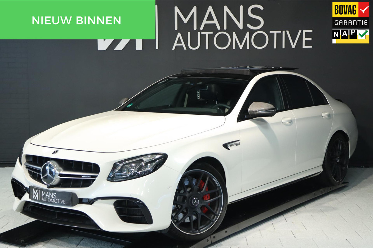 Mercedes-Benz E-Klasse AMG 63 S 4MATIC+ / PANO / BURMESTER / HUD / BOVAG / LUCHTVERING Mercedes-Benz E-Klasse AMG 63 S 4MATIC+ / PANO / BURMESTER / HUD / BOVAG / LUCHTVERING