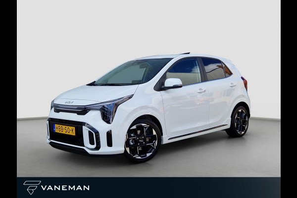 Kia Picanto 1.0 DPI GT-Line | Open Dak | BSD | Key-Less | Draadloos Opladen | Climate | Stoelverwarming |