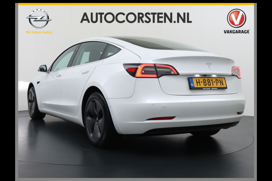 Tesla Model 3 RWD SR+ 60kWh 325PK FSD 3-Computer 18" AutoPilot Leder PanoDak Adaptive-Cruise Lmv Camera's Elektr.-Stuur+Stoelen+Spiegels+Geheu Navi LED Comfortstoelen ACC DAB Voorverwarmen interieur via App Keyless via Telefoonsleutel One-Pedal-Drive Origineel Nederlandse auto tot 11kw laden thuis! 1.584kg licht! Accu Garantie tot 31-03-2028/160.000km
