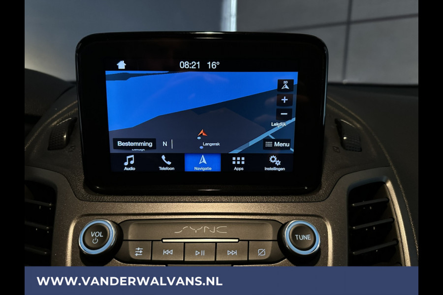 Ford Transit Connect 1.5 EcoBlue L1H1 Euro6 Airco | 3-Zits | Camera | Navigatie | Cruisecontrol | Trekhaak zijdeur, parkeersensoren, bijrijdersbank