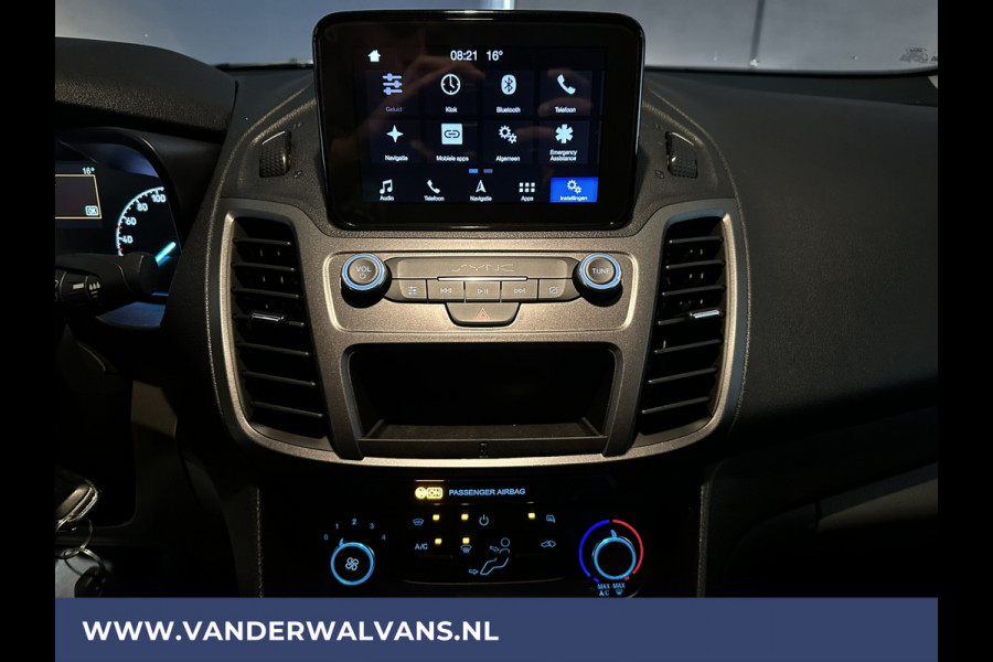 Ford Transit Connect 1.5 EcoBlue L1H1 Euro6 Airco | 3-Zits | Camera | Navigatie | Cruisecontrol | Trekhaak zijdeur, parkeersensoren, bijrijdersbank