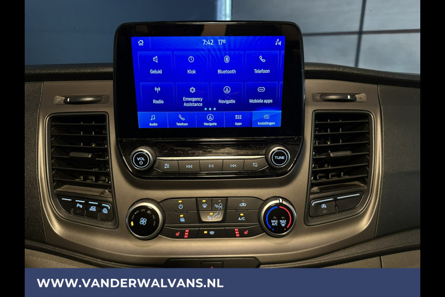 Ford Transit Custom 2.0 TDCI L2H1 Euro6 Airco | Navigatie | Camera | Stoelverwarming | 2800kg trekvermogen cruisecontrol, parkeersensoren, LED, bijrijdersbank, verwarmde voorruit
