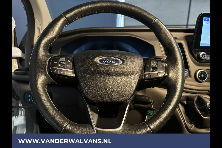 Ford Transit Custom 2.0 TDCI L2H1 Euro6 Airco | Navigatie | Camera | Stoelverwarming | 2800kg trekvermogen cruisecontrol, parkeersensoren, LED, bijrijdersbank, verwarmde voorruit