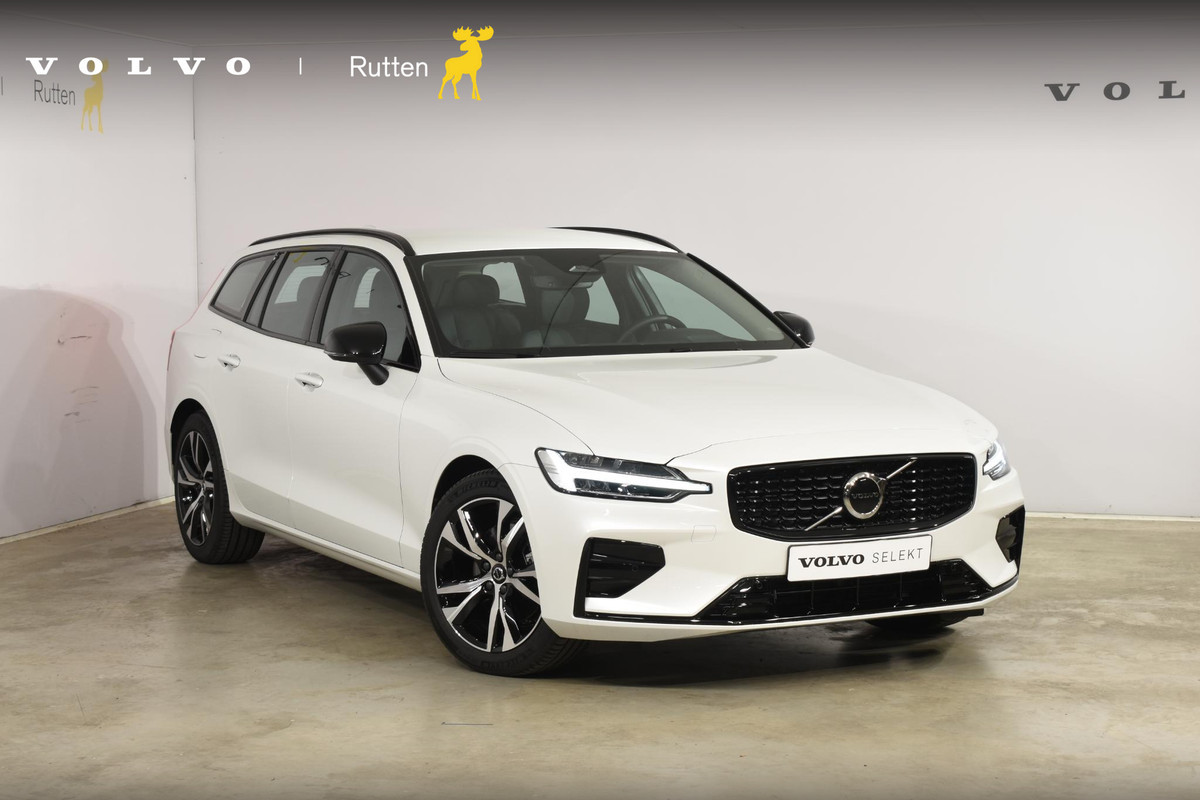 Volvo V60 B4 211PK Automaat Plus Dark / Driver assist / Moritz lederen bekleding / Elektrische stoelen / DAB+ / Google Navigatie
