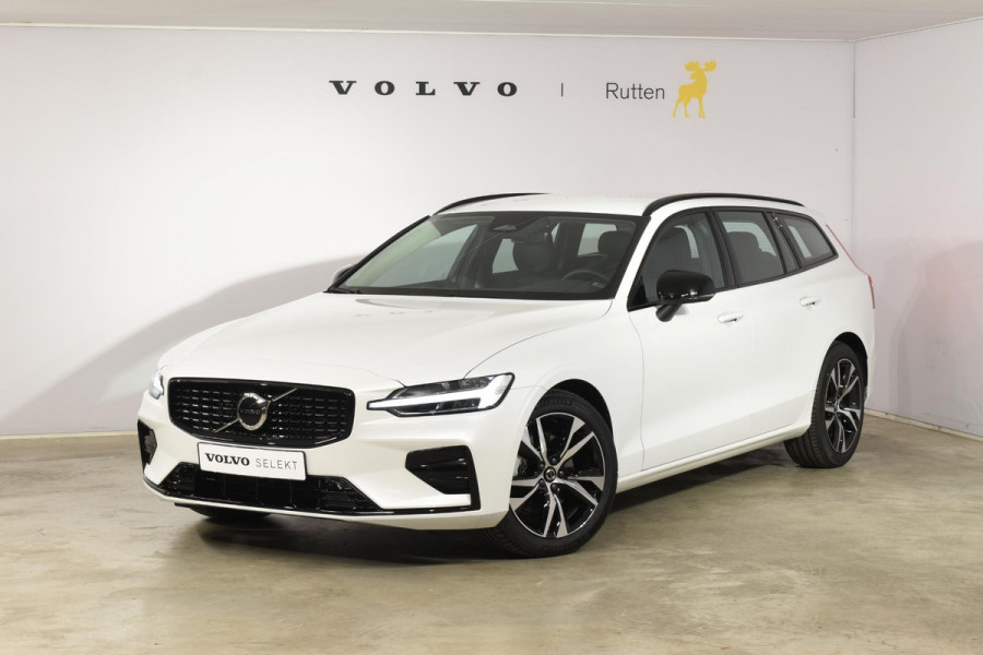 Volvo V60 B4 211PK Automaat Plus Dark / Driver assist / Moritz lederen bekleding / Elektrische stoelen / DAB+ / Google Navigatie