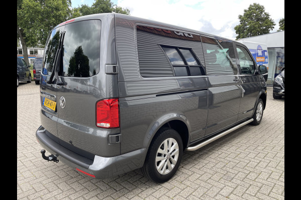 Volkswagen Transporter 2.0 TDI L2H1 30 DC 5 persoons / vaste prijs rijklaar € 27.950 ex btw / lease vanaf € 456 / grijs metallic / airco / cruise / Apple Carplay / lichtmetalen velgen / euro 6 / bpm vrij !