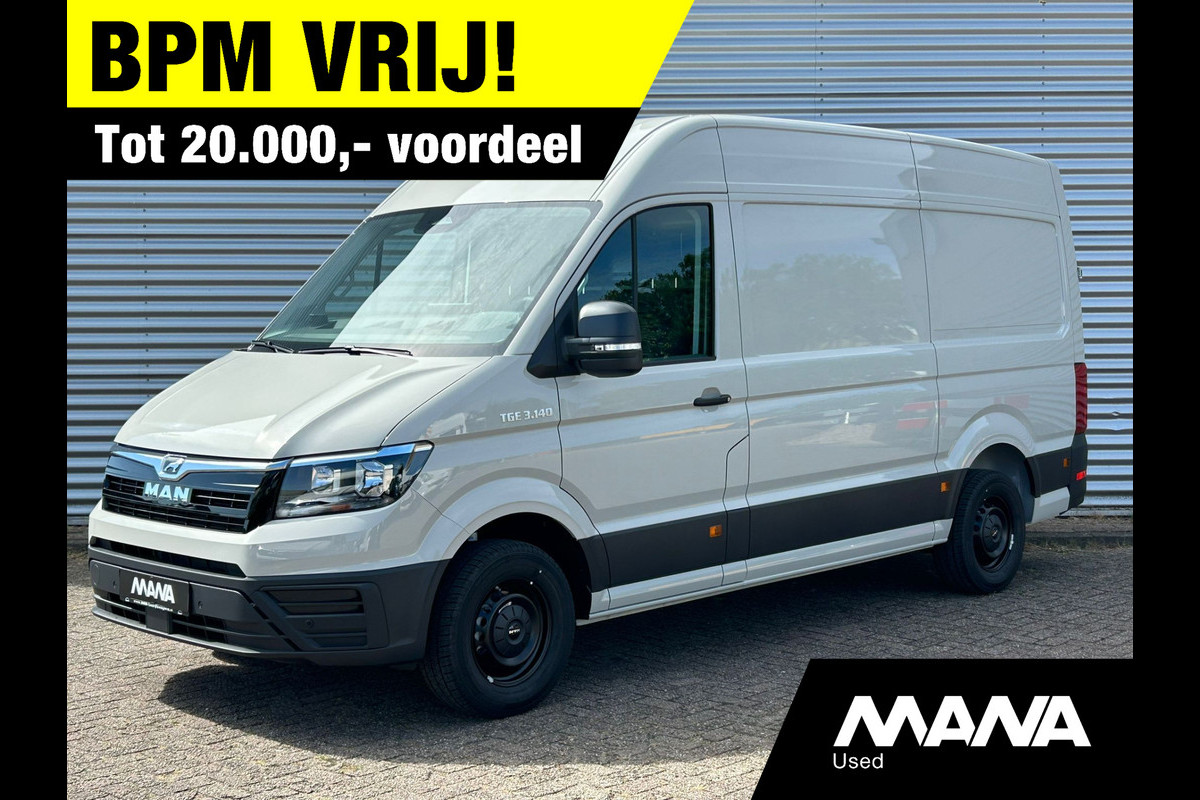 MAN TGE 35 2.0 3.140 140PK Automaat Ascot Gray Airco Cruise Navi Car-Plat Trekhaak Sensoren Camera Multifunctioneel stuurwiel Lane-assis MAN TGE 35 2.0 3.140 140PK Automaat Ascot Gray Airco Cruise Navi Car-Plat Trekhaak Sensoren Camera Multifunctioneel stuurwiel Lane-assis