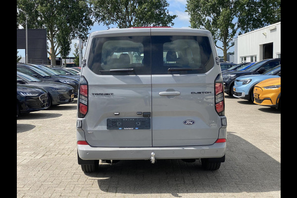 Ford Transit Custom 340 2.5 PHEV L2H1 Limited 233pk | Kombi | Incl. BTW/BPM | Dubbele zijschuifdeur | Privacy Glass | Inklapbare trekhaak | 17 inch lichtmetalen velgen | Driver Assistance Pack Premium | Verwarmbaar stuurwiel