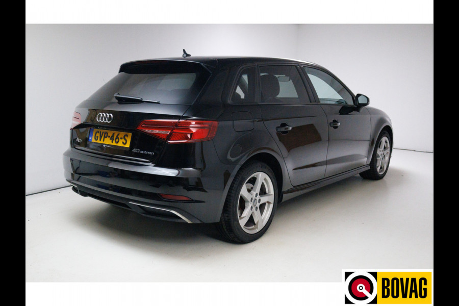 Audi A3 Sportback 40 e-tron Advance Sport 204 PK | Leer | Cruise | Navigatie | Virtual cockpit | Extra getint glas achter
