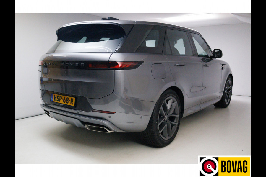 Land Rover Range Rover Sport 3.0 P460e Dynamic HSE PHEV Eiger Grey | 5 jaar garantie | 22"velgen | Luchtvering | Meridian 3D Sound system | Stoel verwarming & Koeling, Achterbankverwarming
