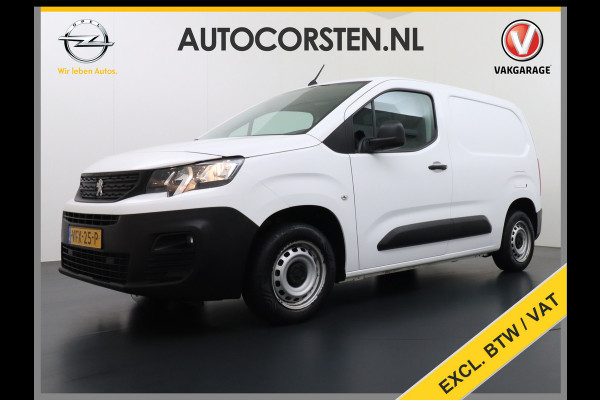 Peugeot Partner 1.5 BlueHDI Premium Euro 6 Navi PDC Apple Carplay Android Mirror-Link Airco Cruise Control Bluetooth Led PDC Connected services Betonplex Lat om Lat betimmering Schuifdeur Wifi 1e Eigenaar Euro 6