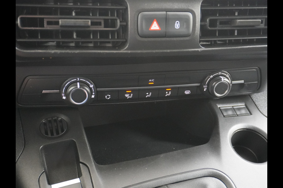 Peugeot Partner 1.5 BlueHDI Premium Euro 6 Navi PDC Apple Carplay Android Mirror-Link Airco Cruise Control Bluetooth Led PDC Connected services Betonplex Lat om Lat betimmering Schuifdeur Wifi 1e Eigenaar Euro 6
