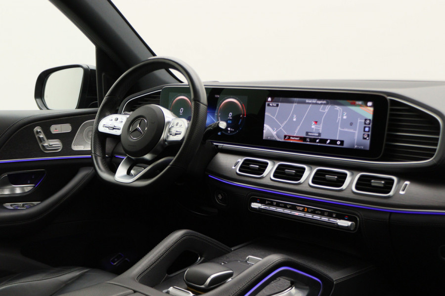 Mercedes-Benz GLE 350 e 4MATIC Premium Plus AMG Line Panoramadak, Luchtvering, Burmester, Head-Up, Distronic Plus, Trekhaak, 22"
