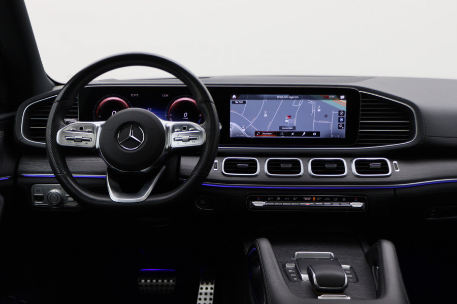 Mercedes-Benz GLE 350 e 4MATIC Premium Plus AMG Line Panoramadak, Luchtvering, Burmester, Head-Up, Distronic Plus, Trekhaak, 22"