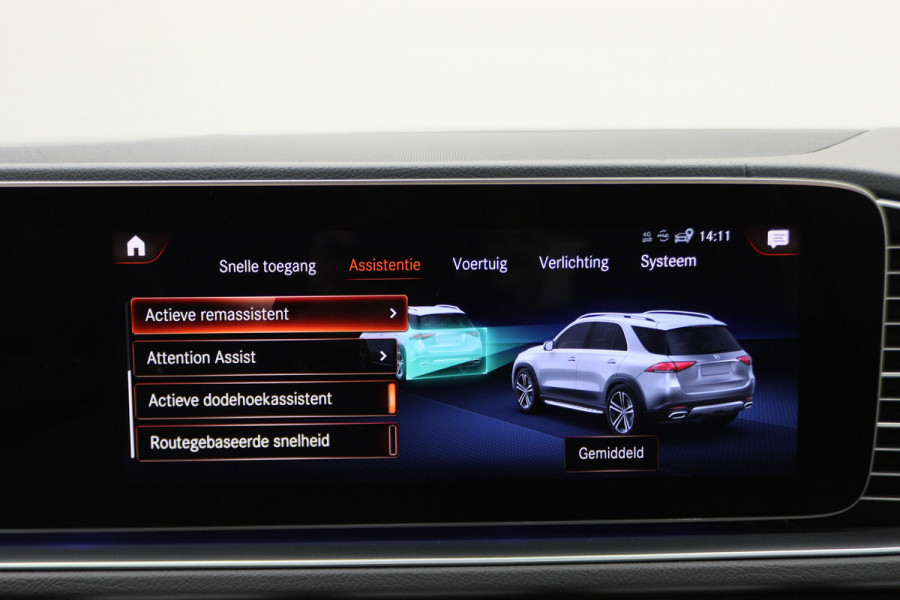 Mercedes-Benz GLE 350 e 4MATIC Premium Plus AMG Line Panoramadak, Luchtvering, Burmester, Head-Up, Distronic Plus, Trekhaak, 22"