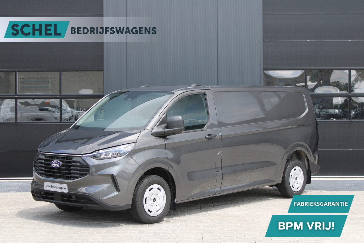 Ford Transit Custom 320 2.0 TDCI L2H1 Trend 170pk - Achterklep - Carplay - Android - LED koplampen - Stoelverwarming - 70l tank - Rijklaar Ford Transit Custom 320 2.0 TDCI L2H1 Trend 170pk - Achterklep - Carplay - Android - LED koplampen - Stoelverwarming - 70l tank - Rijklaar