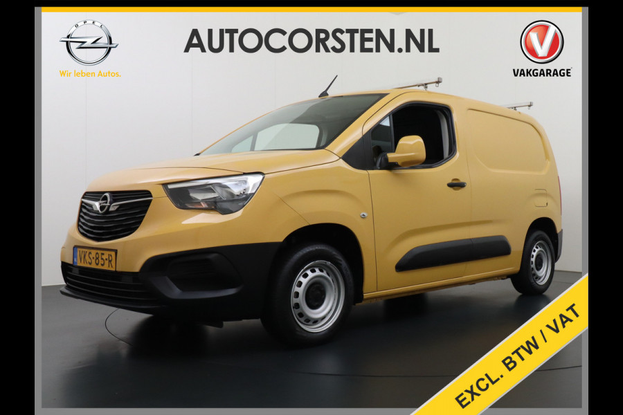 Opel Combo 1.5CDTI EURO6 9x Op voorraad! 3-Persoons Airco Cruise Control Bluetooth Elektr.ramen Elektr.spiegels+Verwarmd Centr.Vergr+ab. L1 Schuifdeur Betonplex vloer Lat om Lat betimmering