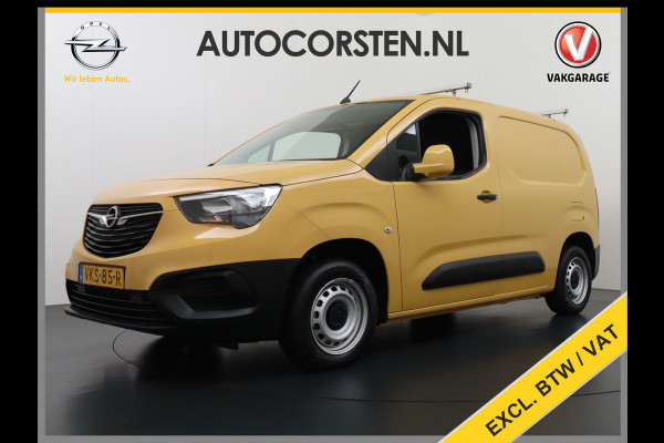 Opel Combo 1.5CDTI EURO6 9x Op voorraad! 3-Persoons Airco Cruise Control Bluetooth Elektr.ramen Elektr.spiegels+Verwarmd Centr.Vergr+ab. L1 Schuifdeur Betonplex vloer Lat om Lat betimmering