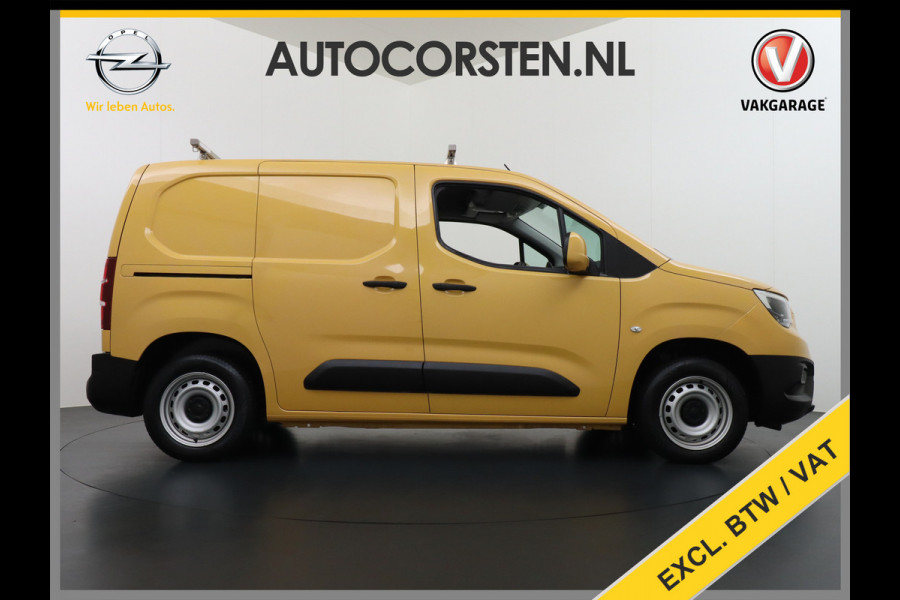 Opel Combo 1.5CDTI EURO6 9x Op voorraad! 3-Persoons Airco Cruise Control Bluetooth Elektr.ramen Elektr.spiegels+Verwarmd Centr.Vergr+ab. L1 Schuifdeur Betonplex vloer Lat om Lat betimmering