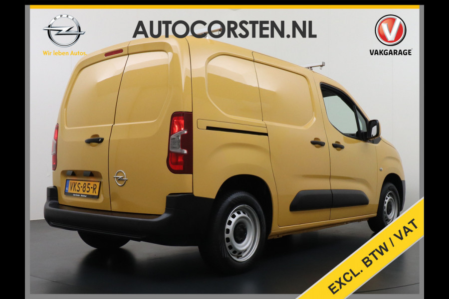 Opel Combo 1.5CDTI EURO6 9x Op voorraad! 3-Persoons Airco Cruise Control Bluetooth Elektr.ramen Elektr.spiegels+Verwarmd Centr.Vergr+ab. L1 Schuifdeur Betonplex vloer Lat om Lat betimmering