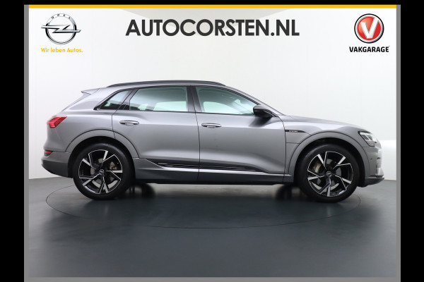 Audi e-tron 55 Quattro 408pk 95kWh Luchtvering Adaptive-Cruise Apple Carplay Android Trekhaak Elektr.Stoel+Leder+Verwarmd+Geheugen Lmv 21" C Keyless Audi sound system Lane-Assist Audi-smartphone-interface Rijstrooksensor Wifi Fase 3 Laden Origineel Nederlandse auto Nieuwprijs €90.527,-