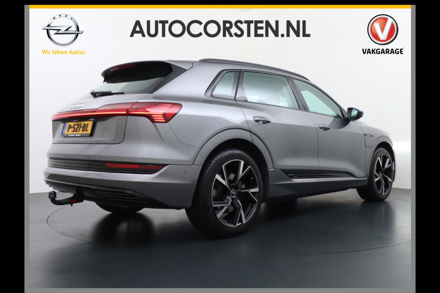 Audi e-tron 55 Quattro 408pk 95kWh Luchtvering Adaptive-Cruise Apple Carplay Android Trekhaak Elektr.Stoel+Leder+Verwarmd+Geheugen Lmv 21" C Keyless Audi sound system Lane-Assist Audi-smartphone-interface Rijstrooksensor Wifi Fase 3 Laden Origineel Nederlandse auto Nieuwprijs €90.527,-