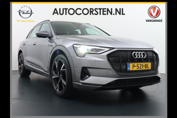 Audi e-tron 55 Quattro 408pk 95kWh Luchtvering Adaptive-Cruise Apple Carplay Android Trekhaak Elektr.Stoel+Leder+Verwarmd+Geheugen Lmv 21" C Keyless Audi sound system Lane-Assist Audi-smartphone-interface Rijstrooksensor Wifi Fase 3 Laden Origineel Nederlandse auto Nieuwprijs €90.527,-
