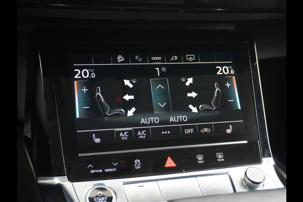 Audi e-tron 55 Quattro 408pk 95kWh Luchtvering Adaptive-Cruise Apple Carplay Android Trekhaak Elektr.Stoel+Leder+Verwarmd+Geheugen Lmv 21" C Keyless Audi sound system Lane-Assist Audi-smartphone-interface Rijstrooksensor Wifi Fase 3 Laden Origineel Nederlandse auto Nieuwprijs €90.527,-