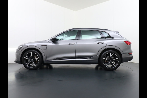 Audi e-tron 55 Quattro 408pk 95kWh Luchtvering Adaptive-Cruise Apple Carplay Android Trekhaak Elektr.Stoel+Leder+Verwarmd+Geheugen Lmv 21" C Keyless Audi sound system Lane-Assist Audi-smartphone-interface Rijstrooksensor Wifi Fase 3 Laden Origineel Nederlandse auto Nieuwprijs €90.527,-