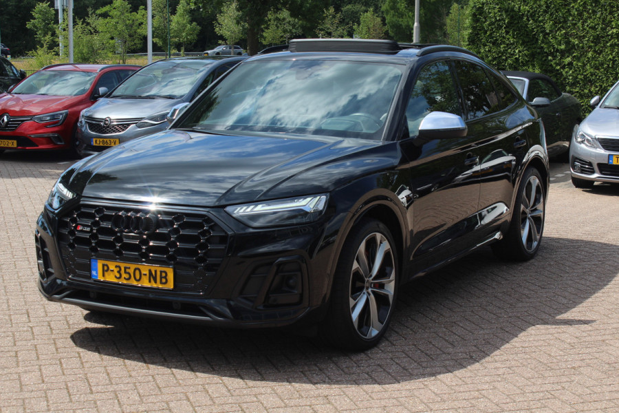 Audi SQ5 SPORTBACK 3.0 TDI quattro / Trekhaak / Panoramdak / 360Camera / Head-up / Keyless / 21'' / RS Seats / Luchtvering / B&O / Carbon intr. / Dodehoek / Stoelverwarming / DAB / ACC