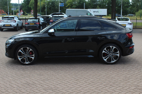 Audi SQ5 SPORTBACK 3.0 TDI quattro / Trekhaak / Panoramdak / 360Camera / Head-up / Keyless / 21'' / RS Seats / Luchtvering / B&O / Carbon intr. / Dodehoek / Stoelverwarming / DAB / ACC