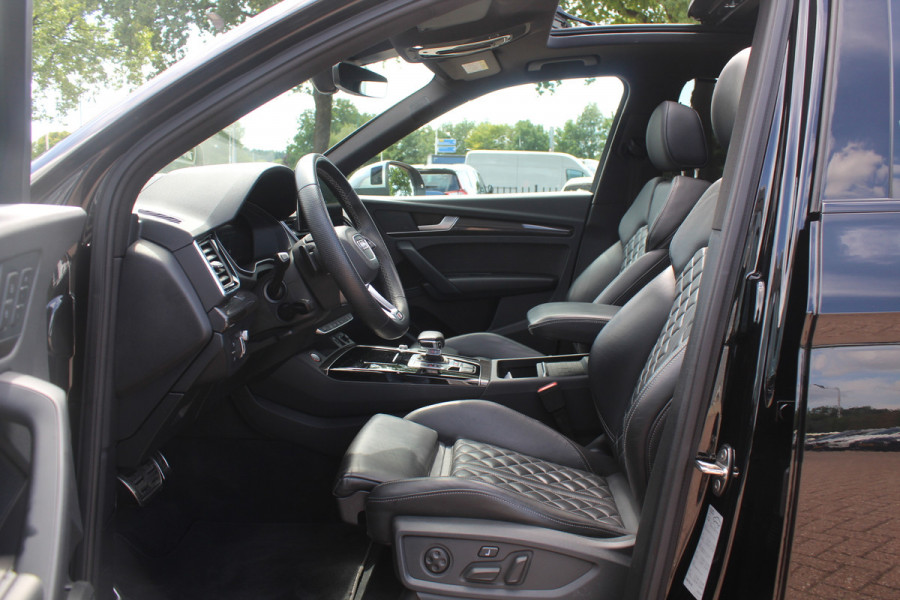 Audi SQ5 SPORTBACK 3.0 TDI quattro / Trekhaak / Panoramdak / 360Camera / Head-up / Keyless / 21'' / RS Seats / Luchtvering / B&O / Carbon intr. / Dodehoek / Stoelverwarming / DAB / ACC