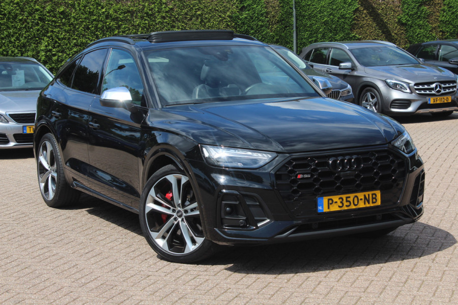 Audi SQ5 SPORTBACK 3.0 TDI quattro / Trekhaak / Panoramdak / 360Camera / Head-up / Keyless / 21'' / RS Seats / Luchtvering / B&O / Carbon intr. / Dodehoek / Stoelverwarming / DAB / ACC