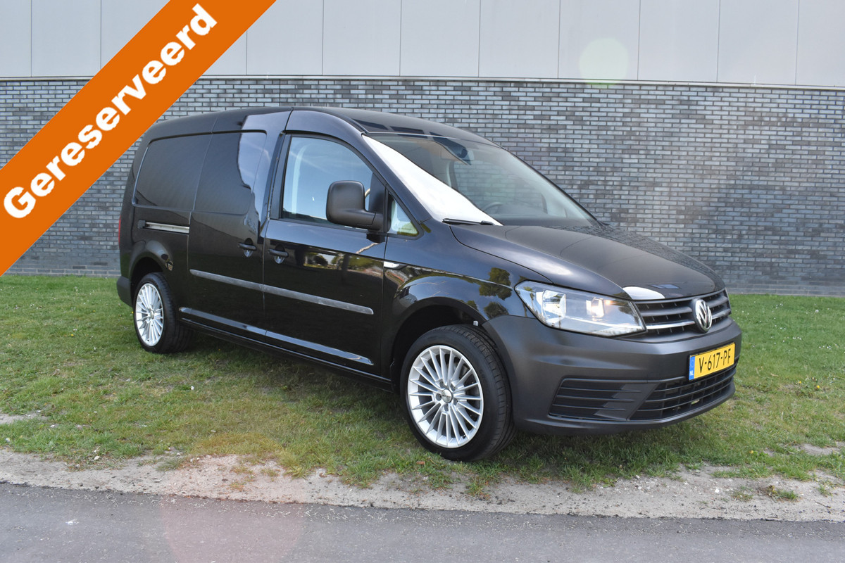 Volkswagen Caddy 2.0 TDI L2H1 BMT Maxi Trendline Zwart lengte 2 N.A.P euro 6 met adblue