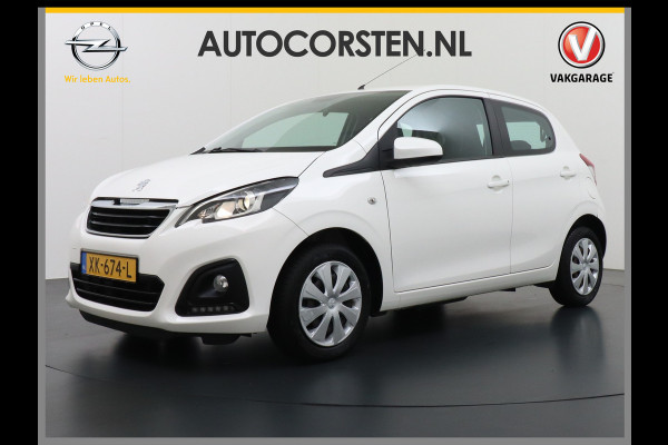 Peugeot 108 1.0I 73PK5Drs Airco Pack LED Mistlampen Premium ESP Bluetooth Centrale deurvergrendeling Afstand bediend Stuurbekrachtiging e-VT Elek.ramen ABS Volledig Peugeot Dealer Onderhouden l.b. bij 91.718km ! Zuinig + Goedkoop in de vaste lasten! Orig.NLse auto EURO6