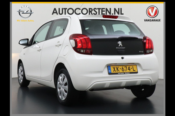 Peugeot 108 1.0I 73PK5Drs Airco Pack LED Mistlampen Premium ESP Bluetooth Centrale deurvergrendeling Afstand bediend Stuurbekrachtiging e-VT Elek.ramen ABS Volledig Peugeot Dealer Onderhouden l.b. bij 91.718km ! Zuinig + Goedkoop in de vaste lasten! Orig.NLse auto EURO6