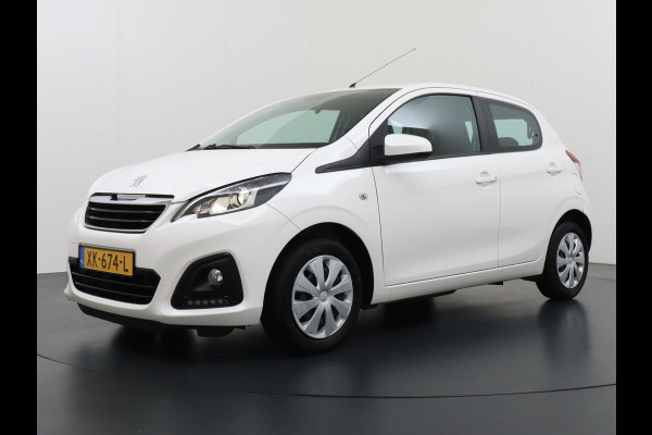Peugeot 108 1.0I 73PK5Drs Airco Pack LED Mistlampen Premium ESP Bluetooth Centrale deurvergrendeling Afstand bediend Stuurbekrachtiging e-VT Elek.ramen ABS Volledig Peugeot Dealer Onderhouden l.b. bij 91.718km ! Zuinig + Goedkoop in de vaste lasten! Orig.NLse auto EURO6