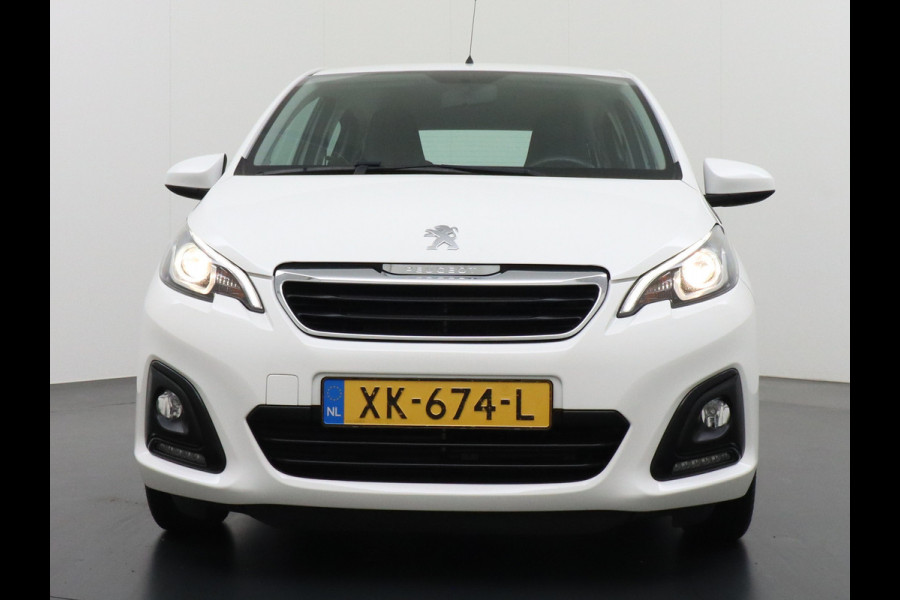 Peugeot 108 1.0I 73PK5Drs Airco Pack LED Mistlampen Premium ESP Bluetooth Centrale deurvergrendeling Afstand bediend Stuurbekrachtiging e-VT Elek.ramen ABS Volledig Peugeot Dealer Onderhouden l.b. bij 91.718km ! Zuinig + Goedkoop in de vaste lasten! Orig.NLse auto EURO6