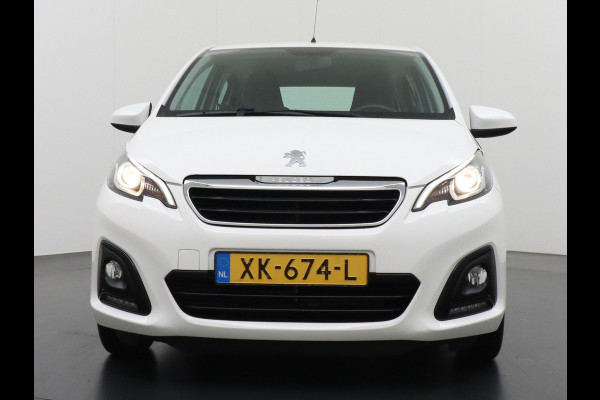 Peugeot 108 1.0I 73PK5Drs Airco Pack LED Mistlampen Premium ESP Bluetooth Centrale deurvergrendeling Afstand bediend Stuurbekrachtiging e-VT Elek.ramen ABS Volledig Peugeot Dealer Onderhouden l.b. bij 91.718km ! Zuinig + Goedkoop in de vaste lasten! Orig.NLse auto EURO6