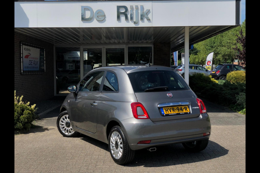 Fiat 500 1.0 Hybrid Lounge Plus | Pano, Carplay/Android, Clima, Cruise, DAB | Onderhoudshistorie |