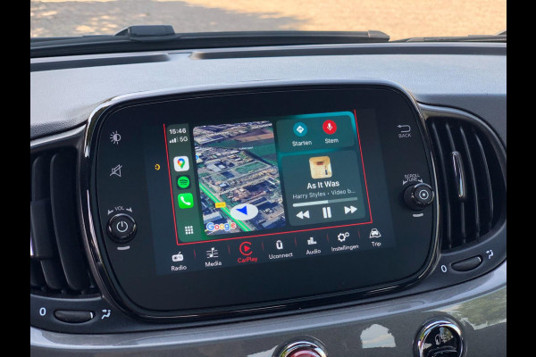 Fiat 500 1.0 Hybrid Lounge Plus | Pano, Carplay/Android, Clima, Cruise, DAB | Onderhoudshistorie |