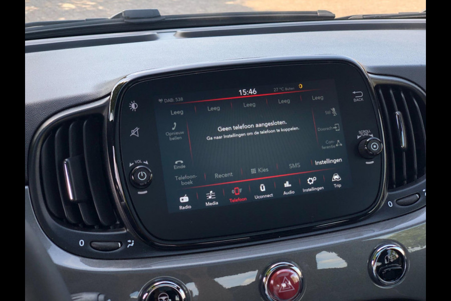 Fiat 500 1.0 Hybrid Lounge Plus | Pano, Carplay/Android, Clima, Cruise, DAB | Onderhoudshistorie |