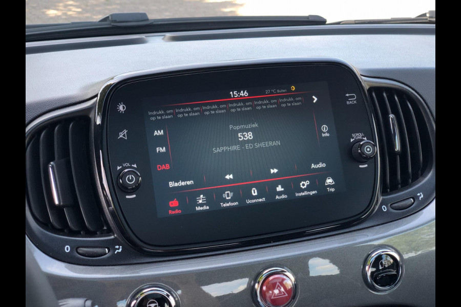 Fiat 500 1.0 Hybrid Lounge Plus | Pano, Carplay/Android, Clima, Cruise, DAB | Onderhoudshistorie |