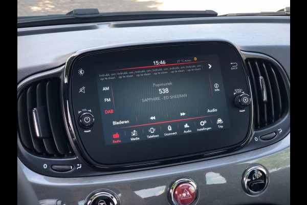 Fiat 500 1.0 Hybrid Lounge Plus | Pano, Carplay/Android, Clima, Cruise, DAB | Onderhoudshistorie |