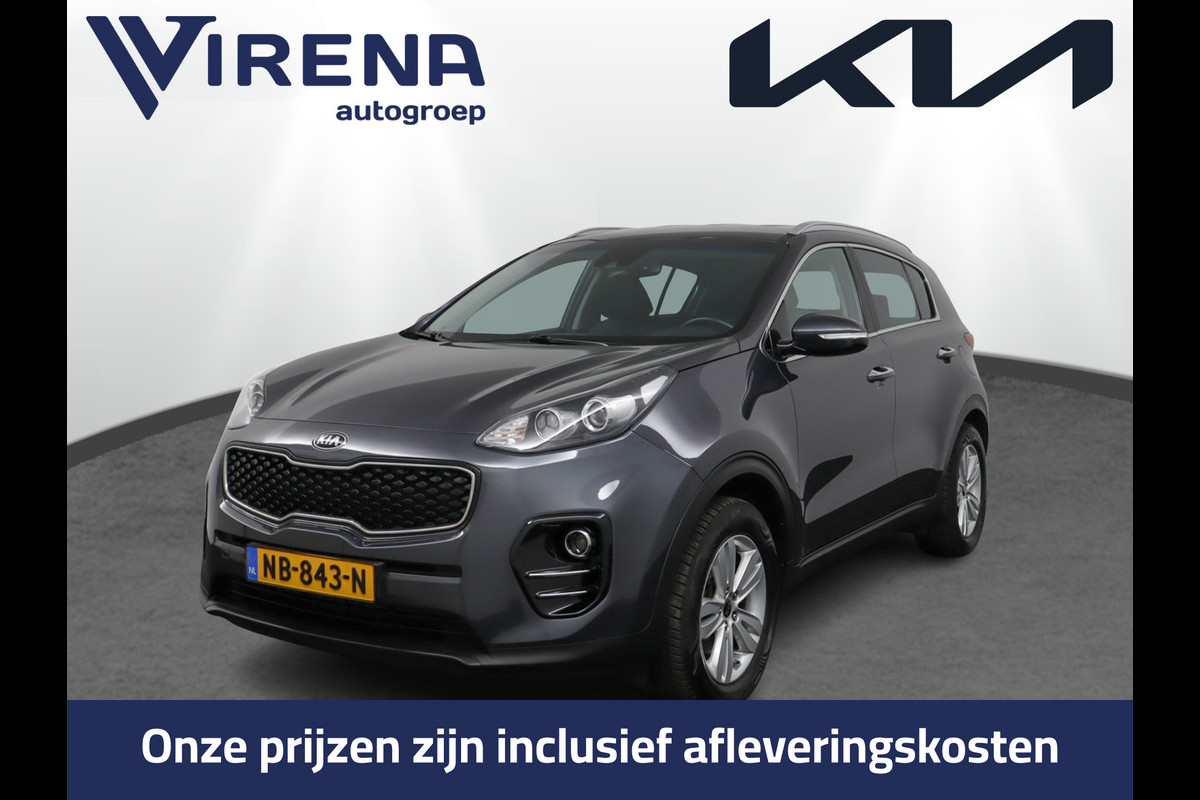 Kia Sportage 1.6 GDI First Edition Cruise Control - Climate Control - Naigatie - Trekhaak - 12 maanden BOVAG Garantie Kia Sportage 1.6 GDI First Edition Cruise Control - Climate Control - Naigatie - Trekhaak - 12 maanden BOVAG Garantie