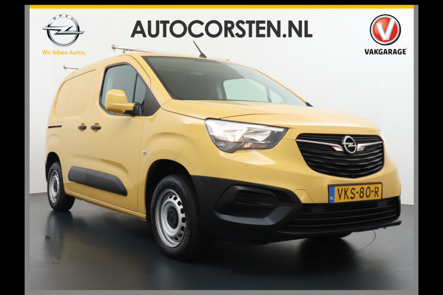 Opel Combo 1.5CDTI EURO6 9x Op voorraad! 3-Persoons Airco Cruise Control Bluetooth Elektr.ramen Elektr.spiegels+Verwarmd Centr.Vergr+ab. L1 Schuifdeur Betonplex vloer Lat om Lat betimmering super nette origineel Nederlands geleverde auto!